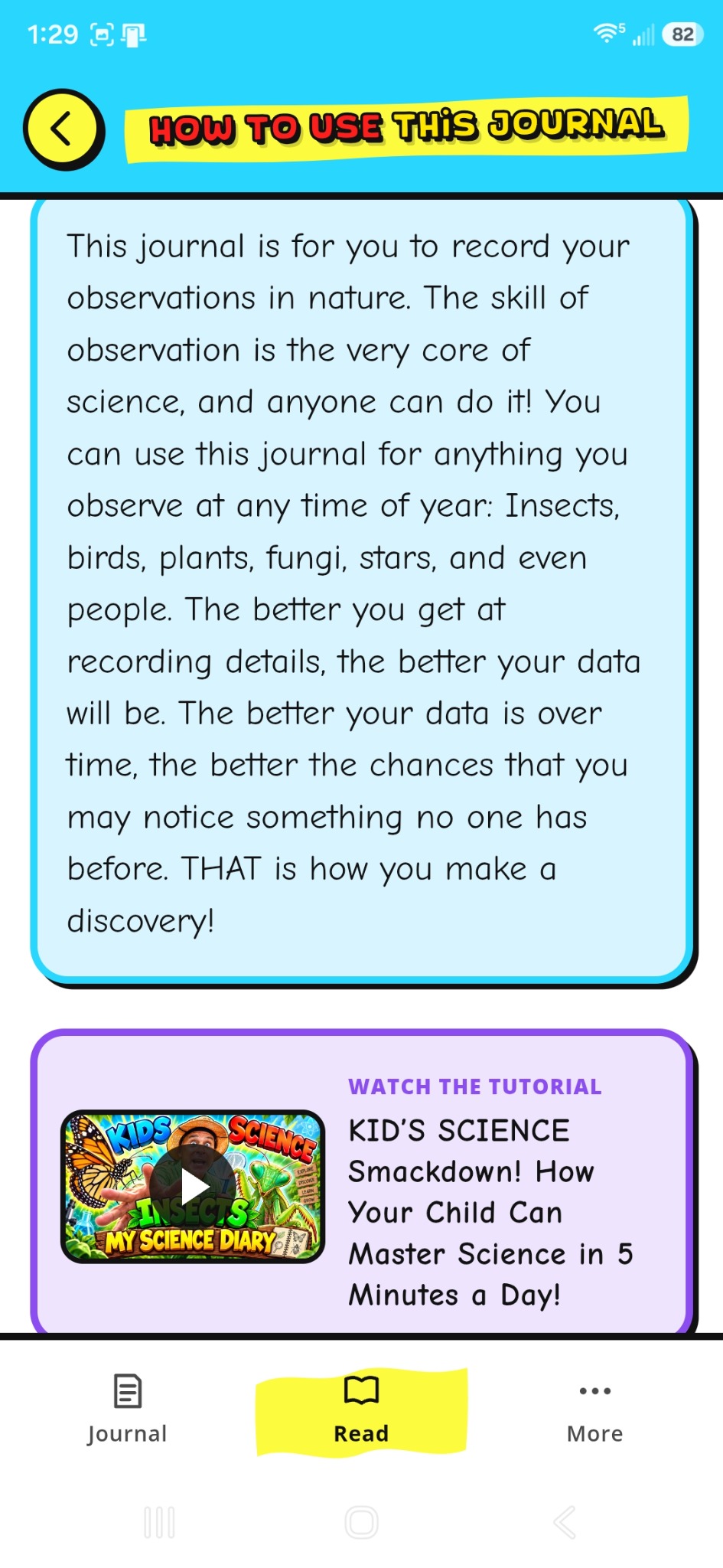 Personalize your diary