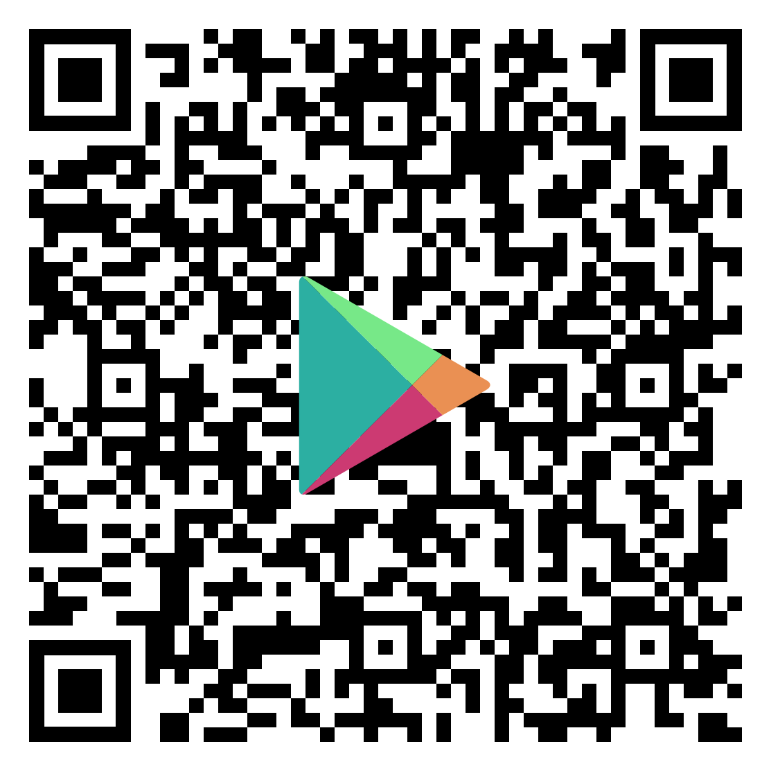 Google Play download QR code