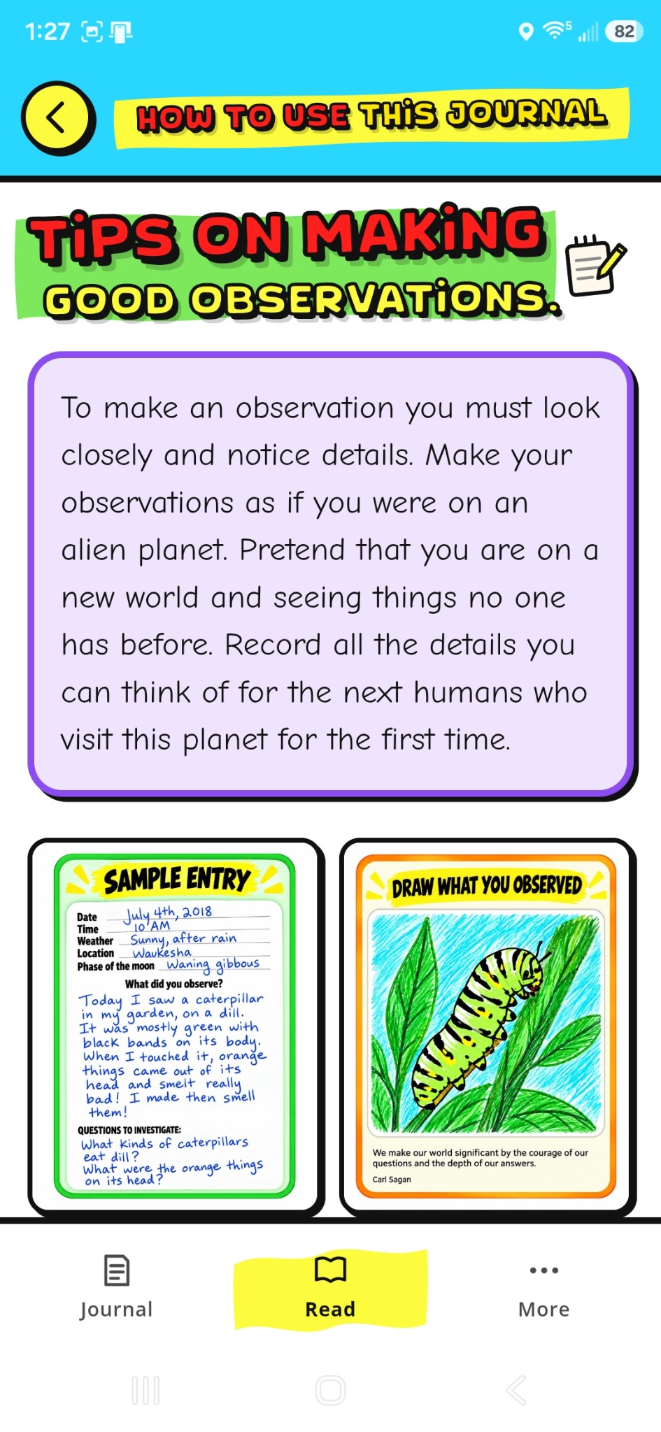 Practice better observations